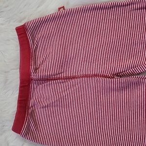 OLD NAVY Baby unisex red & white striped soft cotton pants size 12-18 months